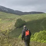 Col De La Lauze Avec Vue Sur Le Chateau De Montsegur